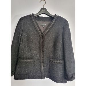 Talbots Women Tweed Suit Blazer
